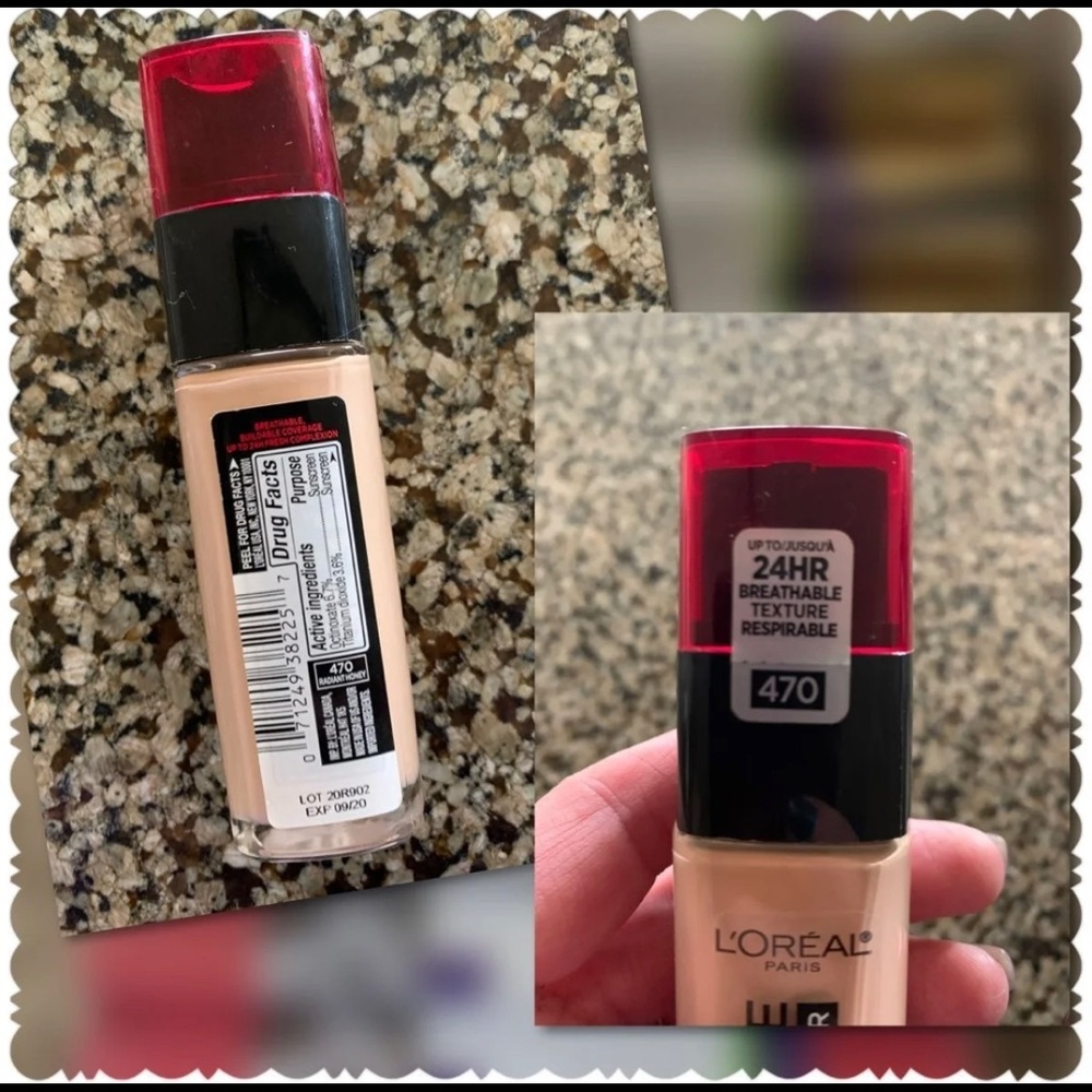 NEW! 
L'Oréal Infallible 24 hr Wear Liquid Foundation 
#470 - Picture 2 of 2